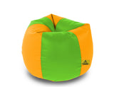 DOLPHIN XXL F.GREEN & YELLOW BEAN BAG-FILLED (With Beans)
