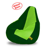 DOLPHIN XXL F.GREEN&B.GREEN BEAN BAG-COVERS(Without Beans)