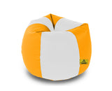 DOLPHIN XXL WHITE&YELLOW BEAN BAG-FILLED(With Beans)
