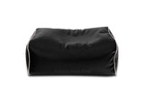 Dolphin Gamer Bean Bag with Footrest Black-Filled (With Beans)