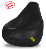DOLPHIN XXXL BEAN BAG-BLACK-COVER (Without Beans)