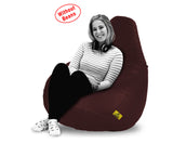 DOLPHIN XXXL BEAN BAG-BROWN-COVER (Without Beans)