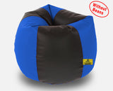 DOLPHIN XXXL BLACK&R.BLUE BEAN BAG-COVERS(Without Beans)