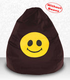 DOLPHIN XXXL Bean Bag Brown-Smiley-COVERS(without Beans)