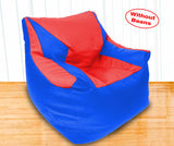 DOLPHIN XXXL Beany Chair R.Blue/Red-Cover (Without Beans)