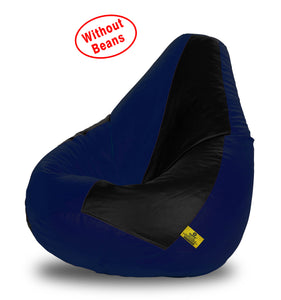 DOLPHIN XXXL BLACK&N.BLUE BEAN BAG-COVERS(Without Beans)
