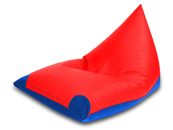 Dolphin Jumbo Pyramid Red/R.Blue-Filled (With Beans)