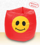 DOLPHIN XXXL Bean Bag Red-Smiley-COVERS(without Beans)