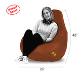 DOLPHIN XXXL BEAN BAG-FAWN-COVER (Without Beans)