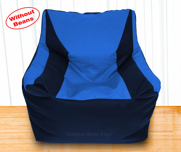 DOLPHIN XXXL Beany Chair N.Blue/R.Blue-Cover (Without Beans)
