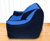 DOLPHIN XXXL Beany Chair N.Blue/R.Blue-Filled (With Beans)