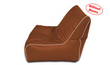 Dolphin Gamer Bean Bag with Footrest Tan-Covers (Without Beans)