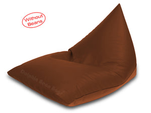 Dolphin Jumbo Pyramid Bean Bags-TAN-Cover (without Beans)