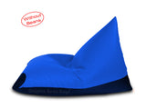 Dolphin Jumbo Pyramid Bean Bags-R.Blue/N.Blue-Cover (without Beans)