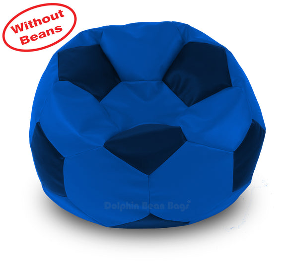 DOLPHIN XXXL FOOTBALL BEAN BAG-N.BLUE/BLUE-COVER (Without Beans)