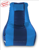 DOLPHIN XXXL RECLINER BEAN BAG-N.BLUE/BLUE-COVER (Without Beans)