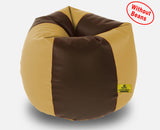 DOLPHIN XXXL BROWN&FAWN BEAN BAG-COVERS(Without Beans)
