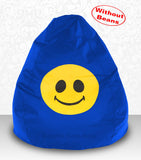 DOLPHIN XXXL Bean Bag R.Blue-Smiley-COVERS(without Beans)