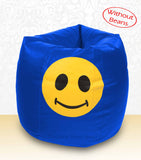 DOLPHIN XXXL Bean Bag R.Blue-Smiley-COVERS(without Beans)