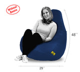 DOLPHIN XXXL BEAN BAG-N.BLUE-COVER (Without Beans)