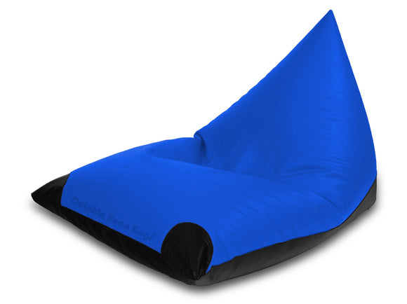 Dolphin Jumbo Pyramid R.Blue/Black-Filled (With Beans)