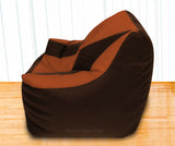 DOLPHIN XXXL Beany Chair Brown/Tan-Filled (With Beans)