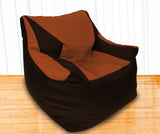 DOLPHIN XXXL Beany Chair Brown/Tan-Filled (With Beans)