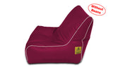 Dolphin Gamer Bean Bag with Footrest Maroon-Covers (Without Beans)