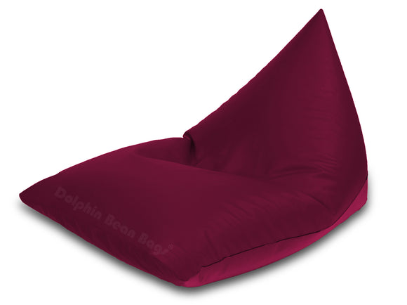 Dolphin Jumbo Pyramid MAROON-Filled (With Beans)