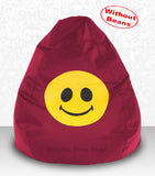 DOLPHIN XXXL Bean Bag Maroon-Smiley-COVERS(without Beans)