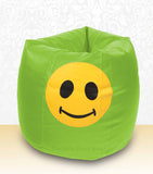 DOLPHIN XXXL Bean Bag F.Green-Smiley-FILLED (with Beans)
