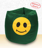 DOLPHIN XXXL Bean Bag B.Green-Smiley-COVERS(without Beans)
