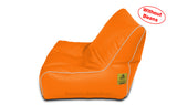 Dolphin Gamer Bean Bag with Footrest Orange-Covers (Without Beans)