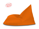 Dolphin Jumbo Pyramid Bean Bags-ORANGE-Cover (without Beans)