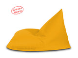 Dolphin Jumbo Pyramid Bean Bags-Yellow-Cover (without Beans)