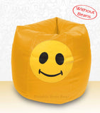 DOLPHIN XXXL Bean Bag Yellow-Smiley-COVERS(without Beans)