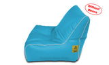 Dolphin Gamer Bean Bag with Footrest Turquoise-Covers (Without Beans)