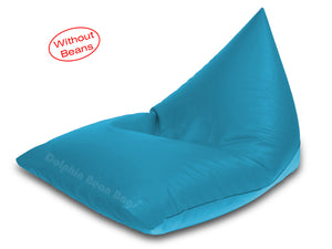 Dolphin Jumbo Pyramid Bean Bags-TURQOISE-Cover (without Beans)