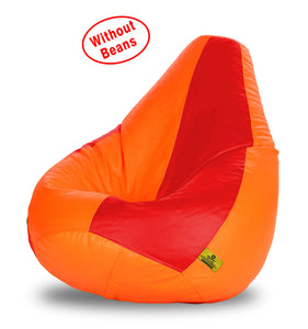 DOLPHIN XXXL RED&ORANGE BEAN BAG-COVERS(Without Beans)