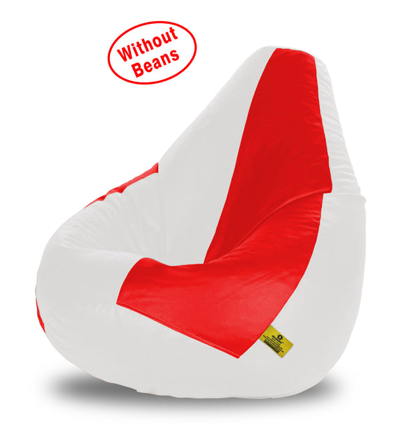 DOLPHIN XXXL RED&WHITE BEAN BAG-COVERS(Without Beans)