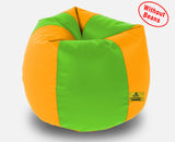 DOLPHIN XXXL F.GREEN&YELLOW BEAN BAG-COVERS(Without Beans)