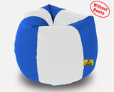 DOLPHIN XXXL WHITE&R.BLUE BEAN BAG-COVERS(Without Beans)