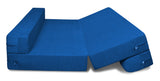 Dolphin Zeal 2 Seater Sofa Bed-Royal Blue- 4ft x 6ft with Free micro fiber Designer cushions