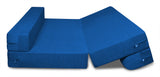 Dolphin Zeal 1 Seater Sofa Bed-R.Blue- 3ft x 6ft with Free micro fiber Designer cushions