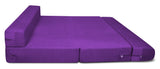 Dolphin Zeal 2 Seater Sofa Bed-Purple- 4ft x 6ft with Free micro fiber Designer cushions
