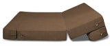Dolphin Zeal 1 Seater Sofa Bed-Tan- 3ft x 6ft with Free micro fiber Designer cushions