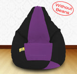DOLPHIN XXXL Black/Purple-FABRIC-COVERS(without Beans)