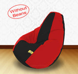DOLPHIN XXL Black/Red-FABRIC-COVERS(without Beans)
