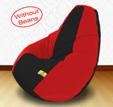DOLPHIN XXXL Black/Red-FABRIC-COVERS(without Beans)
