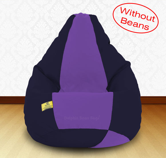 DOLPHIN XXXL N.Blue/Purple-FABRIC-COVERS(without Beans)